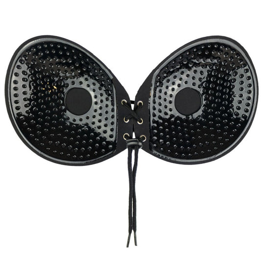 BYE-BRA - SUTIÃ ADESIVO PRETO COM COPO A