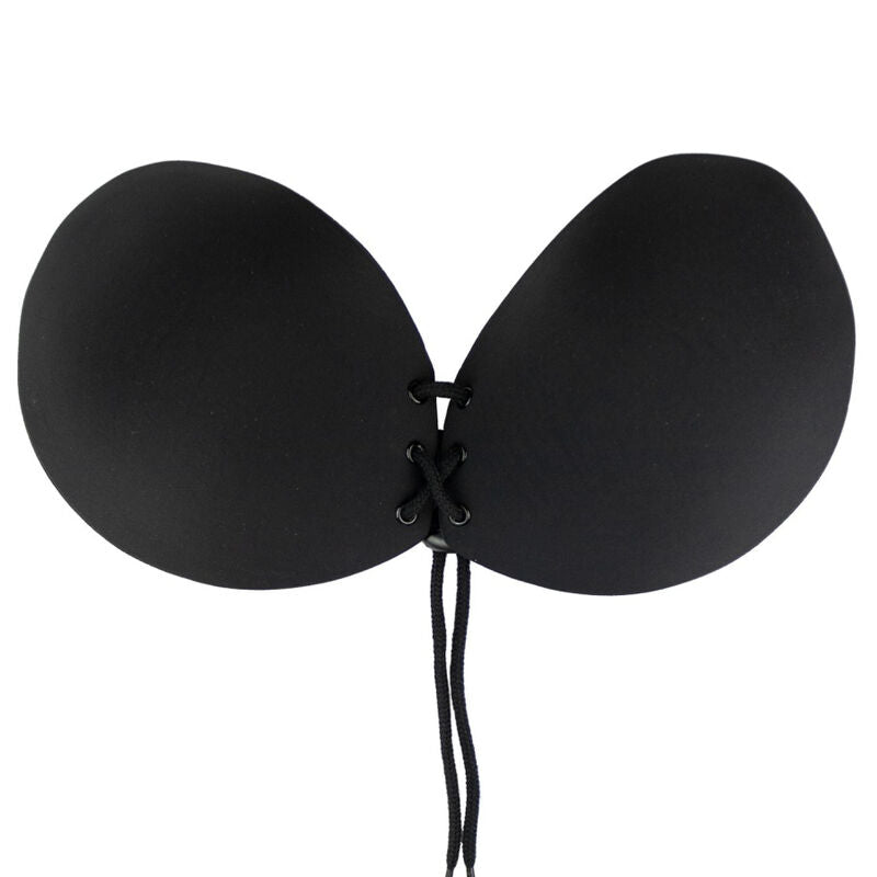 BYE-BRA - SUTIÃ ADESIVO PRETO COM COPO A