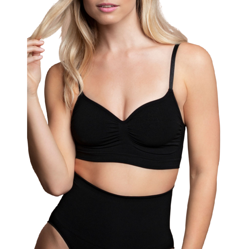 BYE-BRA - SUTIÃ SEM PONTOS DE CONTROLE MÉDIO PRETO TAMANHO GG