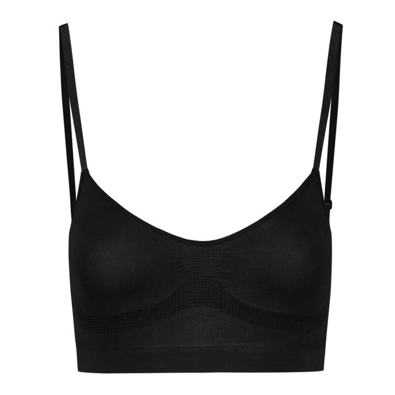 BYE-BRA - SUTIÃ SEM PONTOS DE CONTROLE MÉDIO PRETO TAMANHO GG