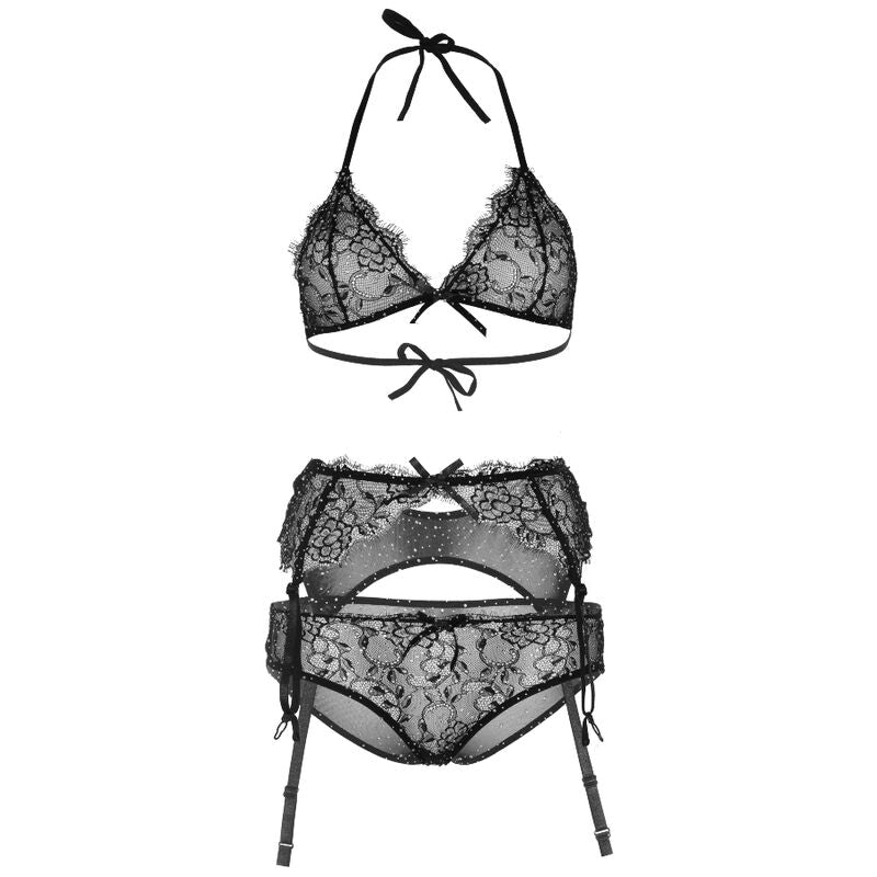 LEG AVENUE - BRILLIANT THREE-PIECE SET M
