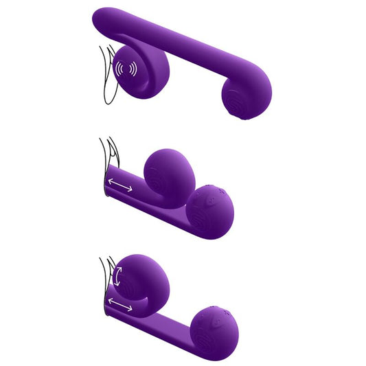 SNAIL VIBE - VIBRADOR MULTIAÇÃO ROXO
