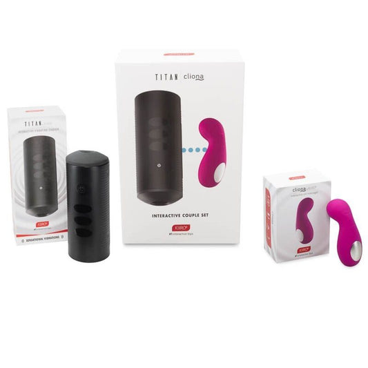 KIIROO - CONJUNTO DE CASAIS TITAN E CLIONA LILÁS