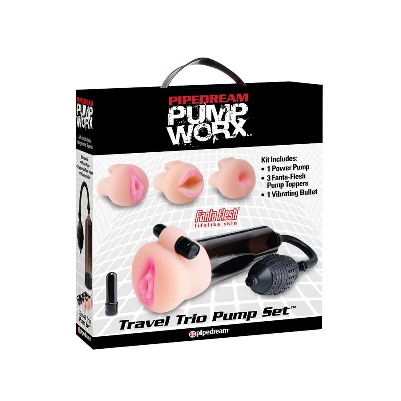 CONJUNTO DE BOMBA PUMP WORX TRAVEL TRIO