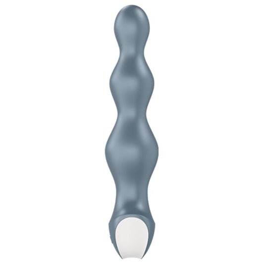 SATISFYER - LOLLI PLUG VIBRADOR 2 PLUG CINZA