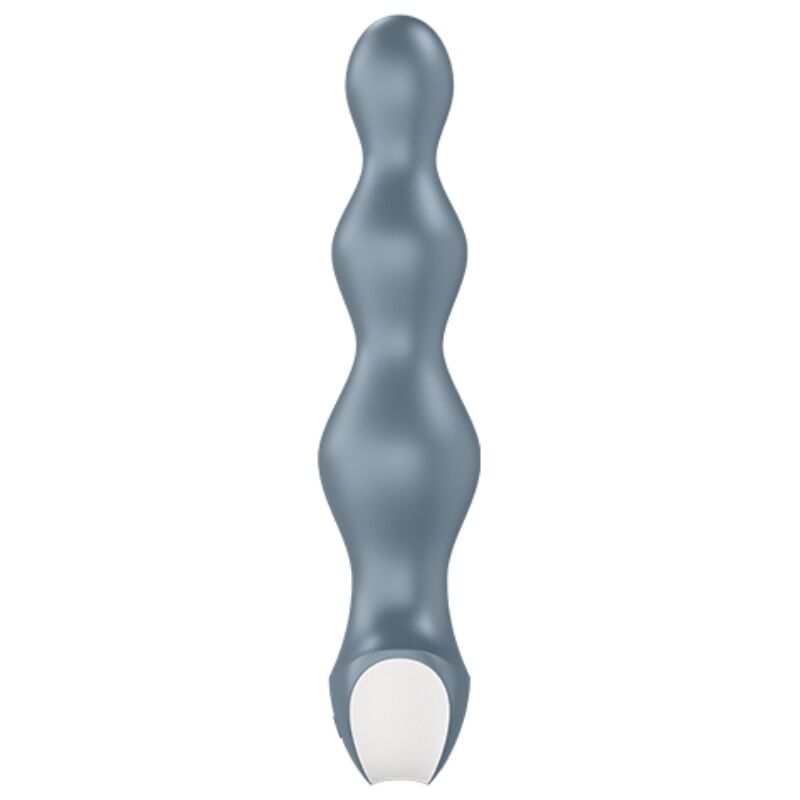 SATISFYER - LOLLI PLUG VIBRADOR 2 PLUG CINZA