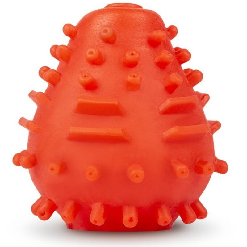 G-VIBE - MASTURBADOR TEXTURIZADO REUTILIZÁVEL VERMELHO OVO