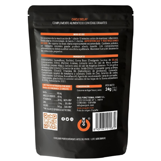 WUG SEX SENSE - RETARDA E RETARDA DE GOZADA 10 UNIDADES