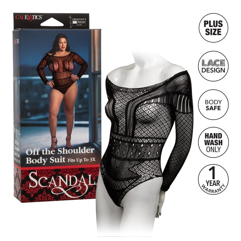 CALEXOTICS - CORPO DE OMBRO PLUS SIZE SCANDAL