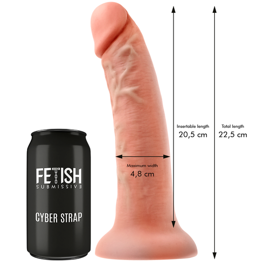 FETISH SUBMISSIVE CYBER STRAP - ARREIO COM DILDO E CONTROLE REMOTO TECNOLOGIA DE BALA WATCHME L