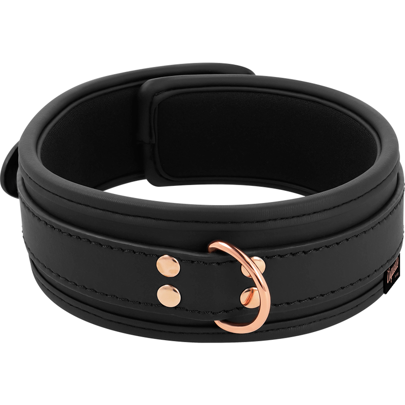COQUETTE CHIC DESIRE - FANCY NECKLACE IN VEGAN LEATHER WITH BRACELET AND NEOPRENE LINING