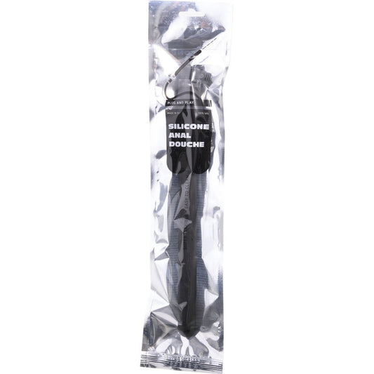 TODO PRETO - CHUVEIRO ANAL DE SILICONE 27 CM