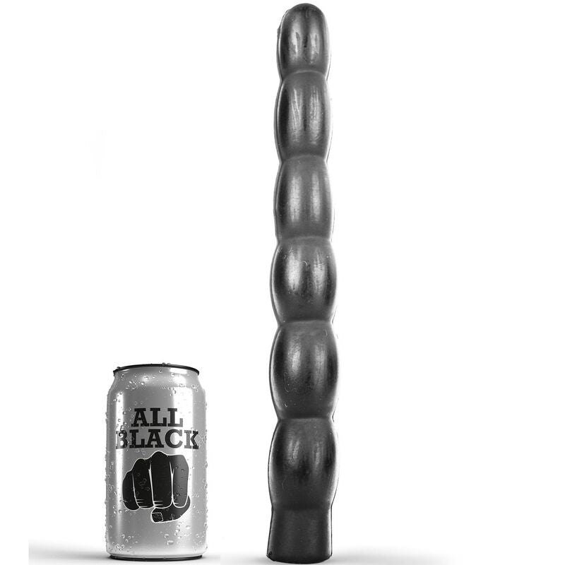 ALL BLACK - DILDO ANAL DE 32 CM