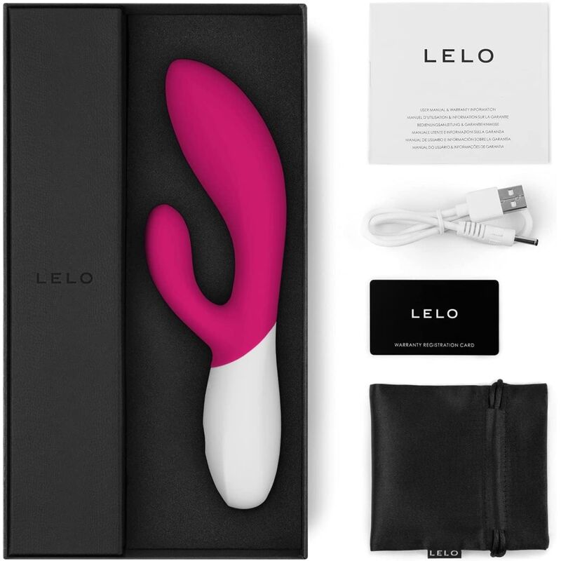 LELO - INA WAVE 2 LUXE MOVEMENT BRUSH ESPECIAL CHERRY