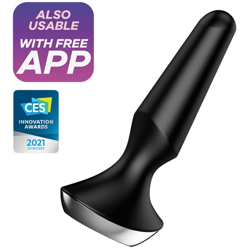 SATISFYER - VIBRADOR ILICIOUS 2 PLUG PRETO