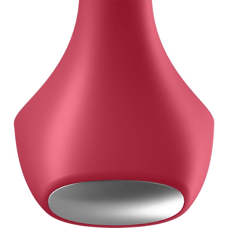 SATISFYER - BACKDOOR LOVER VIBRANT PLUG RED