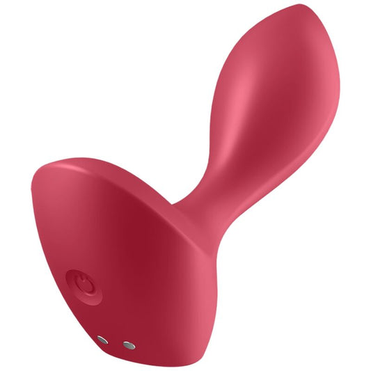 SATISFYER - BACKDOOR LOVER VIBRANTE PLUG VERMELHO
