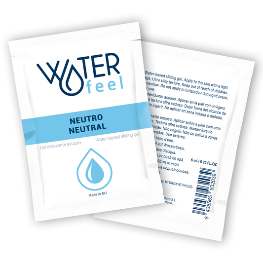 WATERFEEL - GEL NEUTRO DESLIZANTE À BASE DE ÁGUA 6 ML