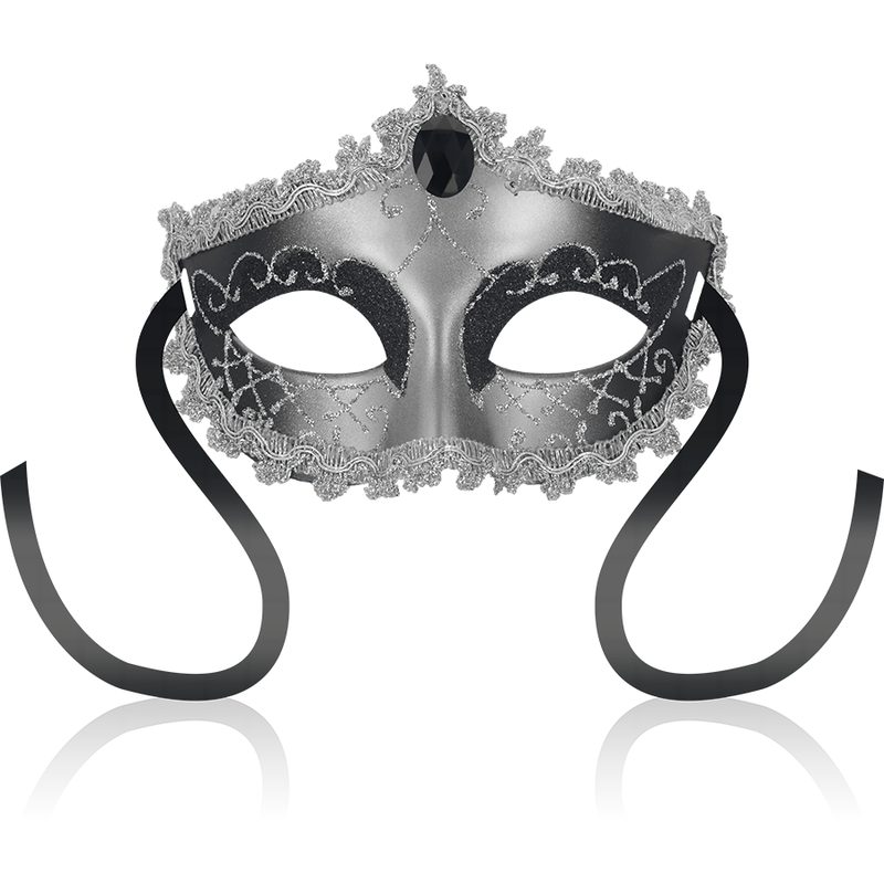 OHMAMA - MÁSCARA CINZA DIAMANTE NEGRO