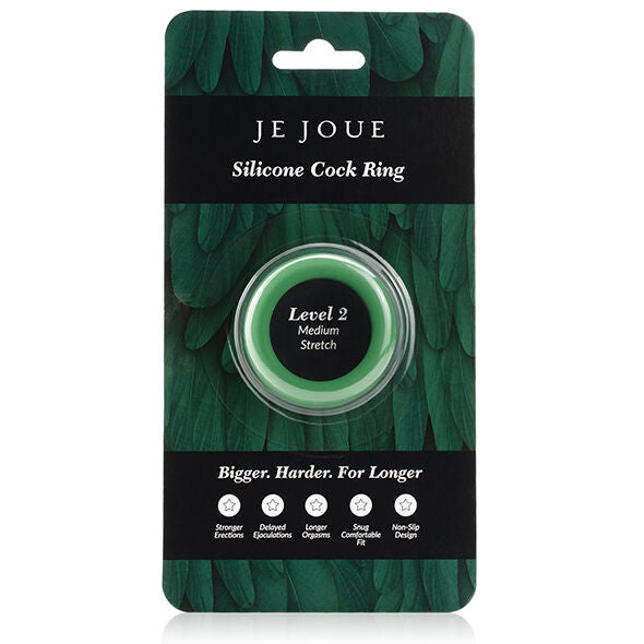 I PLAY - ANEL DE SILICONE VERDE ENGASGAR MÉDIO