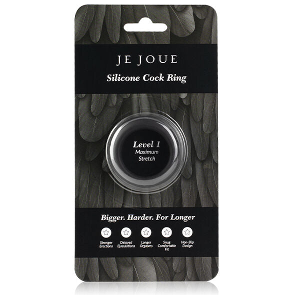 I PLAY - ANEL DE SILICONE PARA PÊNIS EXTENSÃO MÁXIMA - PRETO