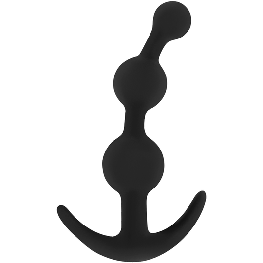 OHMAMA - PLUG ANAL DE SILICONE CURVO DE 13 CM