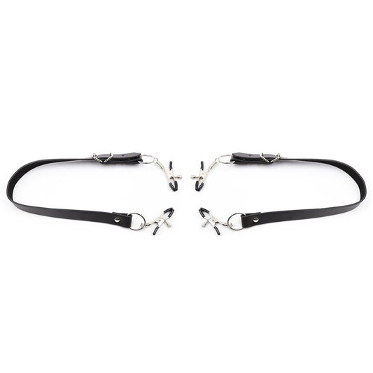 OHMAMA FETISH - PINÇAS DE CLITÓRIS COM TIRAS PARA AS PERNAS