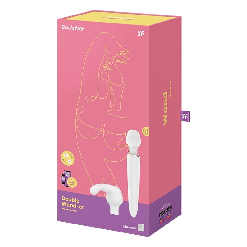 SATISFYER - APLICAÇÃO DUPLA WANDER BRANCO
