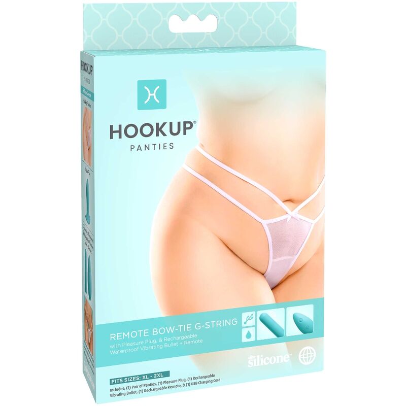 CALCINHAS COM GANCHO - REGULAR COM GRAVATA BORBOLETA TAMANHO XL/XXL