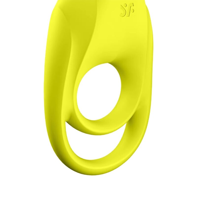 SATISFYER - VIBRADOR DE ANEL AMARELO DUO ESPETACULAR