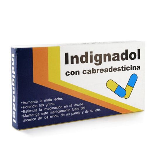 DEVIL GOLOSO - CAIXA DE MEDICAMENTO INDIGNADOL