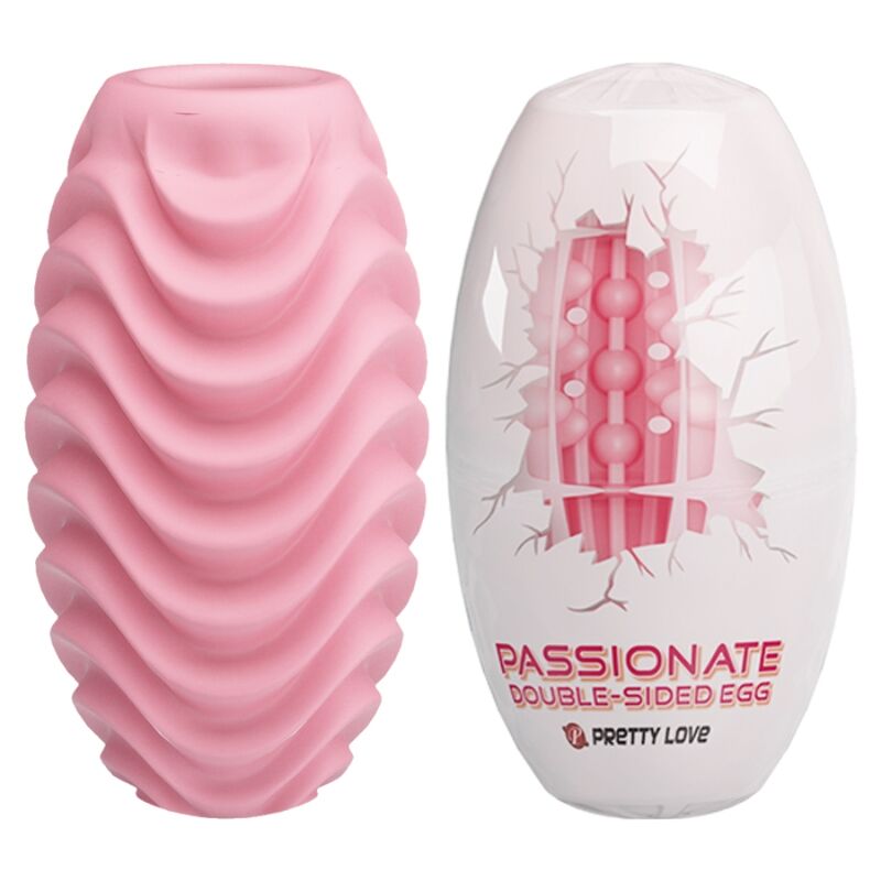 PRETTY LOVE - OVO MASTURBADOR DUPLO LADO ROSA