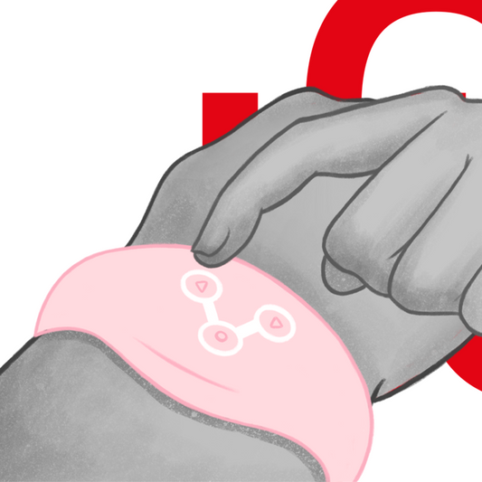 WATCHME - RELÓGIO SEM FIO ROSA SUAVE