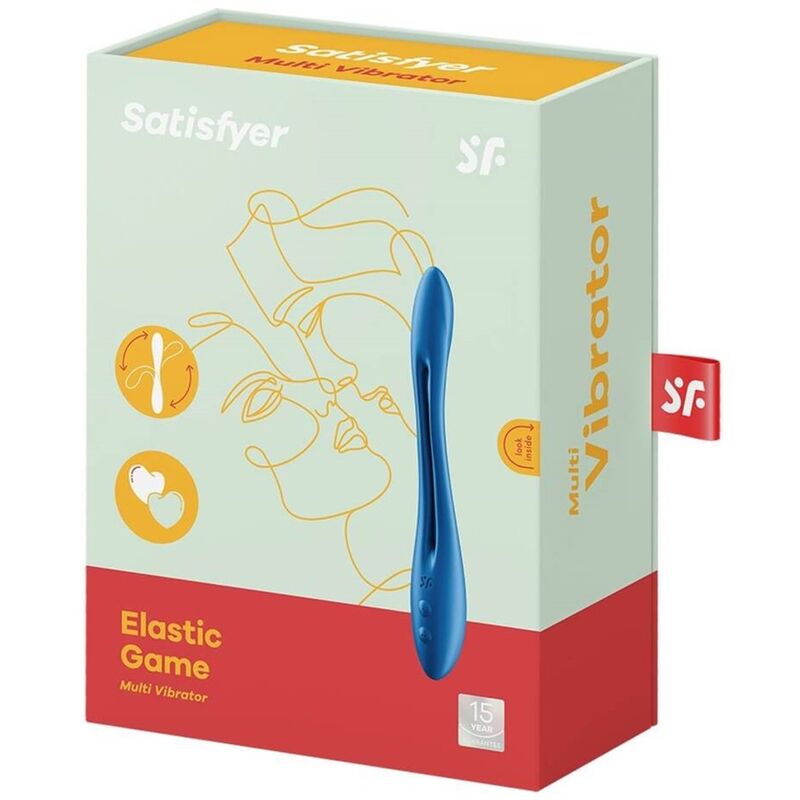 SATISFYER - VIBRADOR MULTI-ELÁSTICO JOGO AZUL