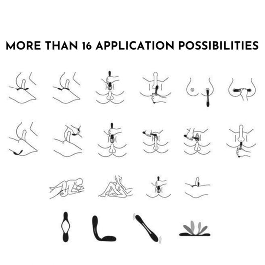 SATISFYER - VIBRADOR MULTI-ELÁSTICO JOGO AZUL