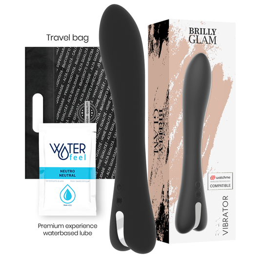 BRILHANTE GLAM - VIBRADOR RYAN WATCHME TECNOLOGIA SEM FIO COMPATÍVEL