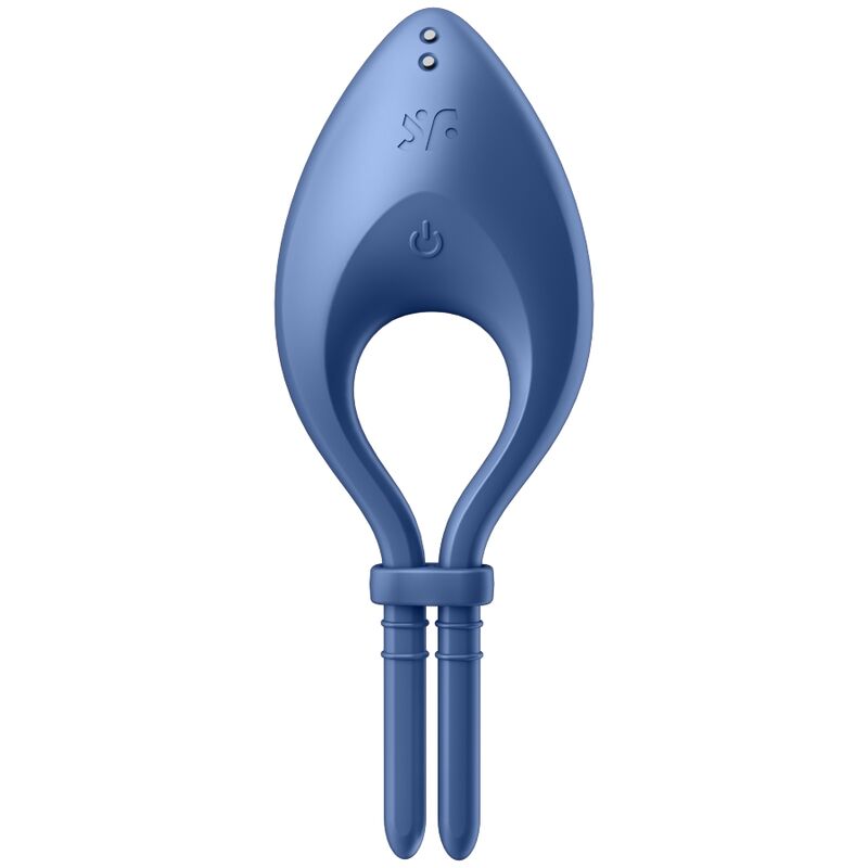 SATISFYER - BULLSEYE RING VIBRATOR APPLICATION BLUE
