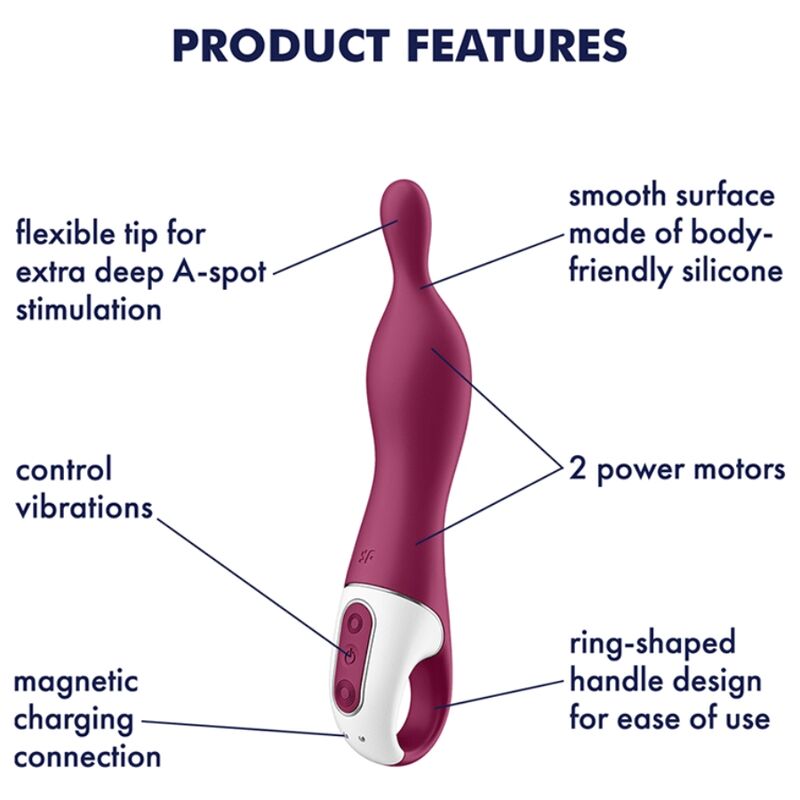 SATISFYER - VIBRADOR INCRÍVEL 1 ASPOT BAY