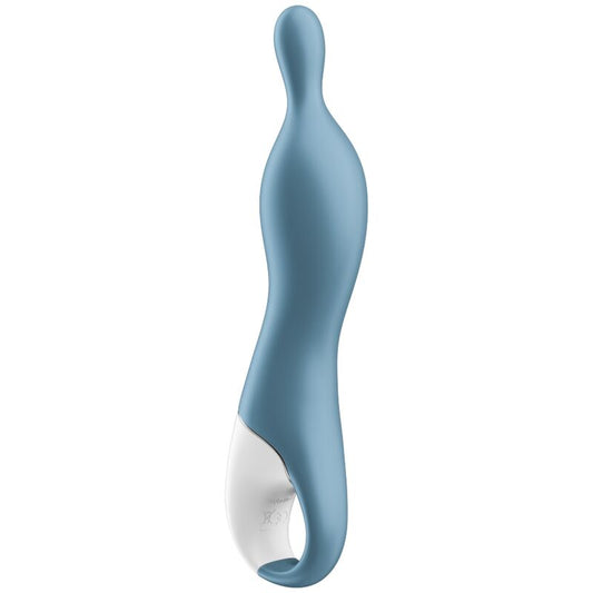 SATISFYER - INCRÍVEL 1 VIBRADOR ASPOT AZUL