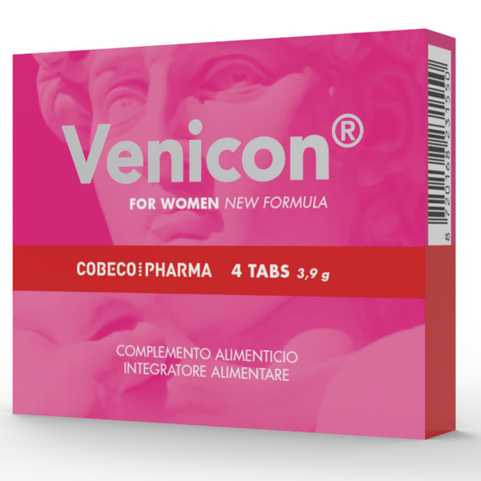 COBECO - VENICON SUPLEMENTO PARA LIBIDO FEMININA 4 CÁPSULAS