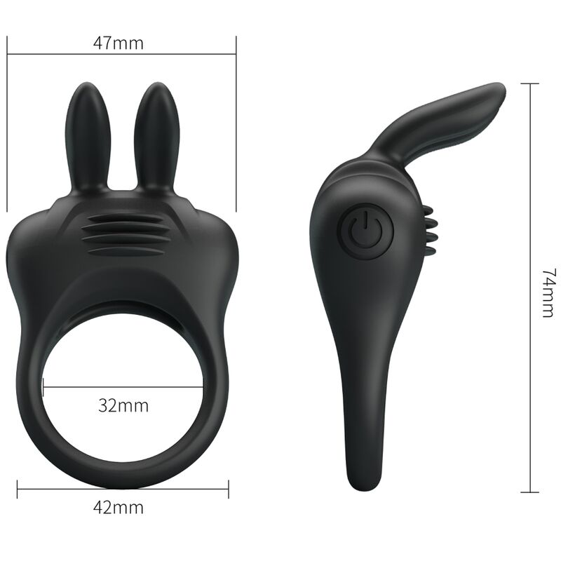 PRETTY LOVE - VIBRATING RABBIT AIRPLANE RING