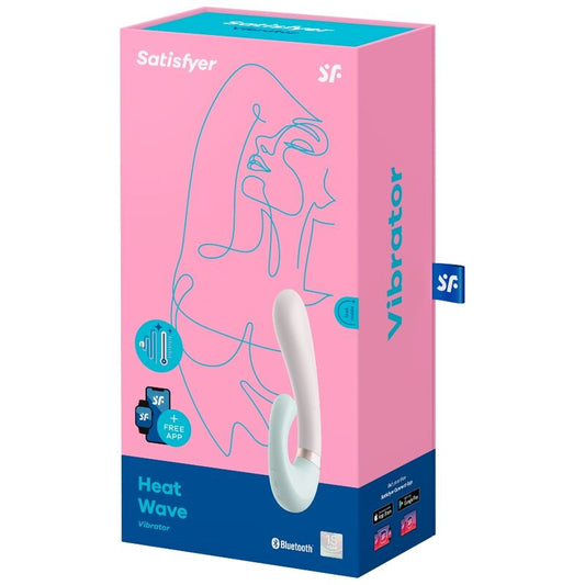 SATISFYER - VIBRADOR HEAT WAVE APP BLANCO