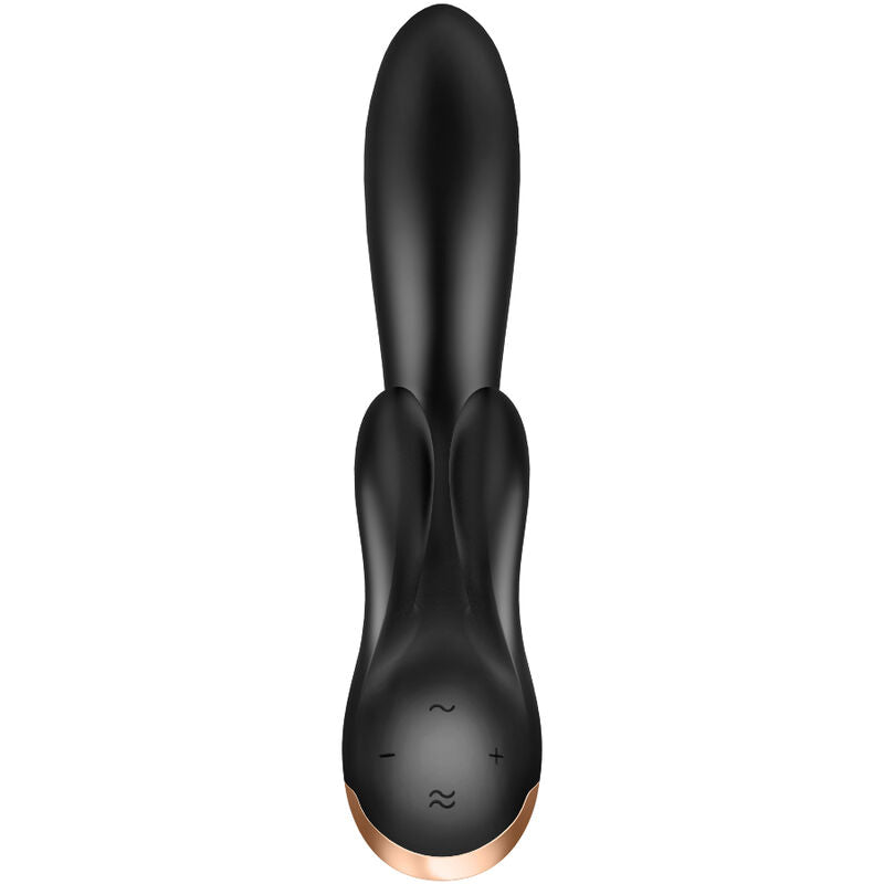 SATISFYER DOUBLE FLEX VIBRADOR APP - BLANCO
