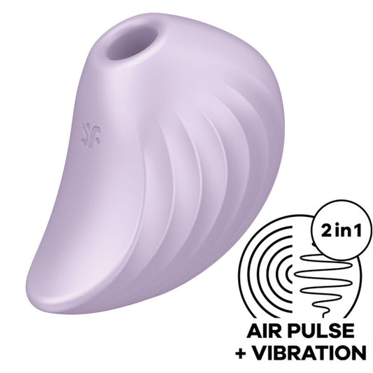 SATISFYER - ESTIMULADOR E VIBRADOR VIOLETA PEARL DIVER