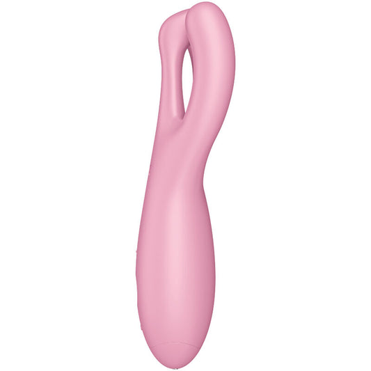 SATISFYER - APLICAÇÃO DO VIBRADOR THREESOME 4 PINK