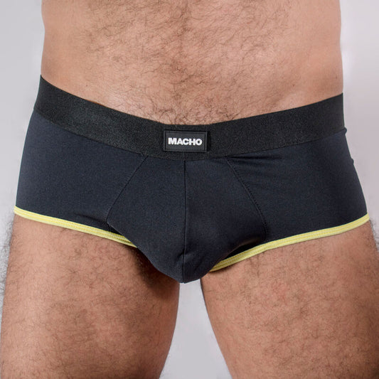 MACHO - MS24A CUECA AMARELO ESCURO S
