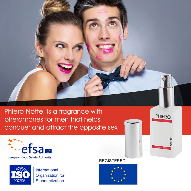 500 COSMÉTICOS - PERFUME PHIERO NOTTE COM FEROMONAS PARA HOMENS