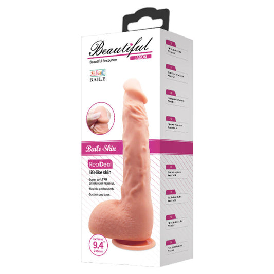BAILE - JASON DILDO REALISTA NATURAL 24 CM
