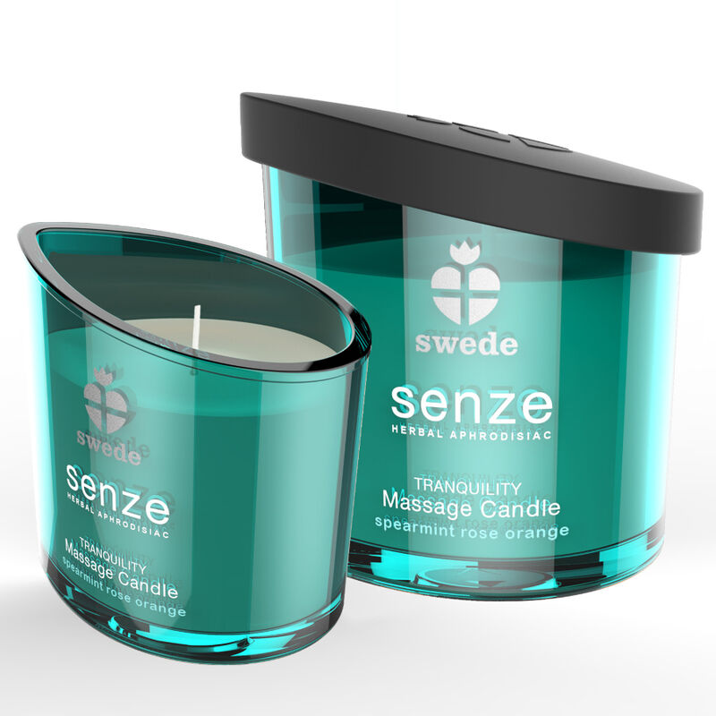 SWEDE - SWEEDE SENZE VELA DE MASSAGEM TRANQUILITY HORTELÃ, ROSA, LARANJA