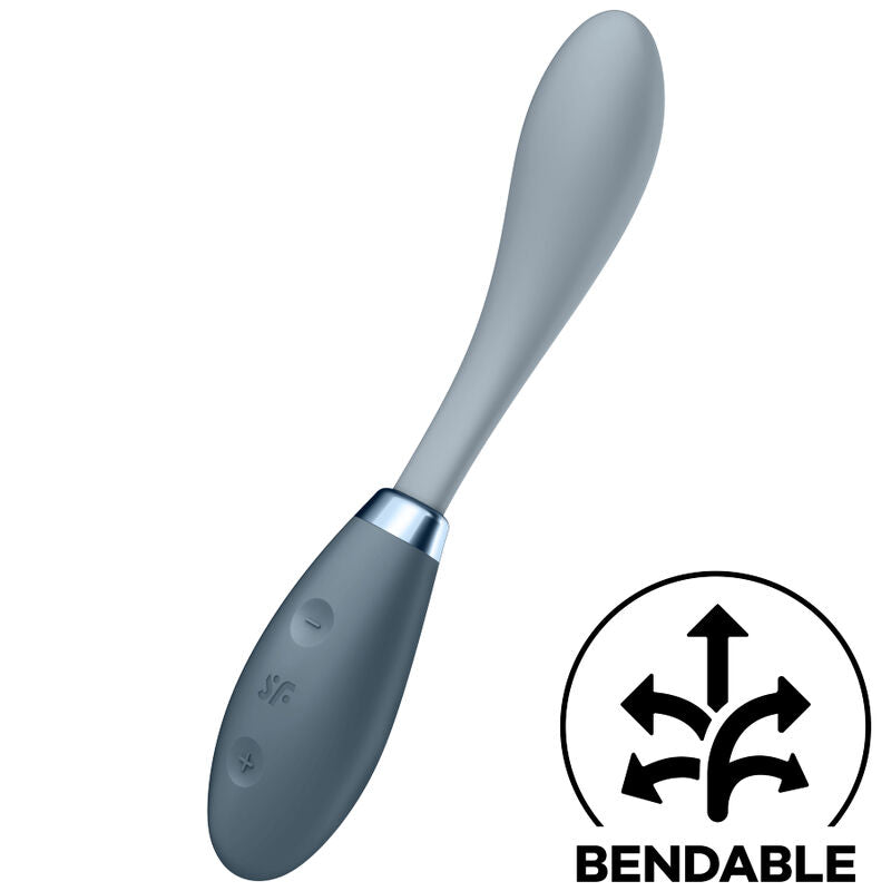 SATISFYER - G-SPOT FLEX 3 MULTI VIBRADOR GRAY